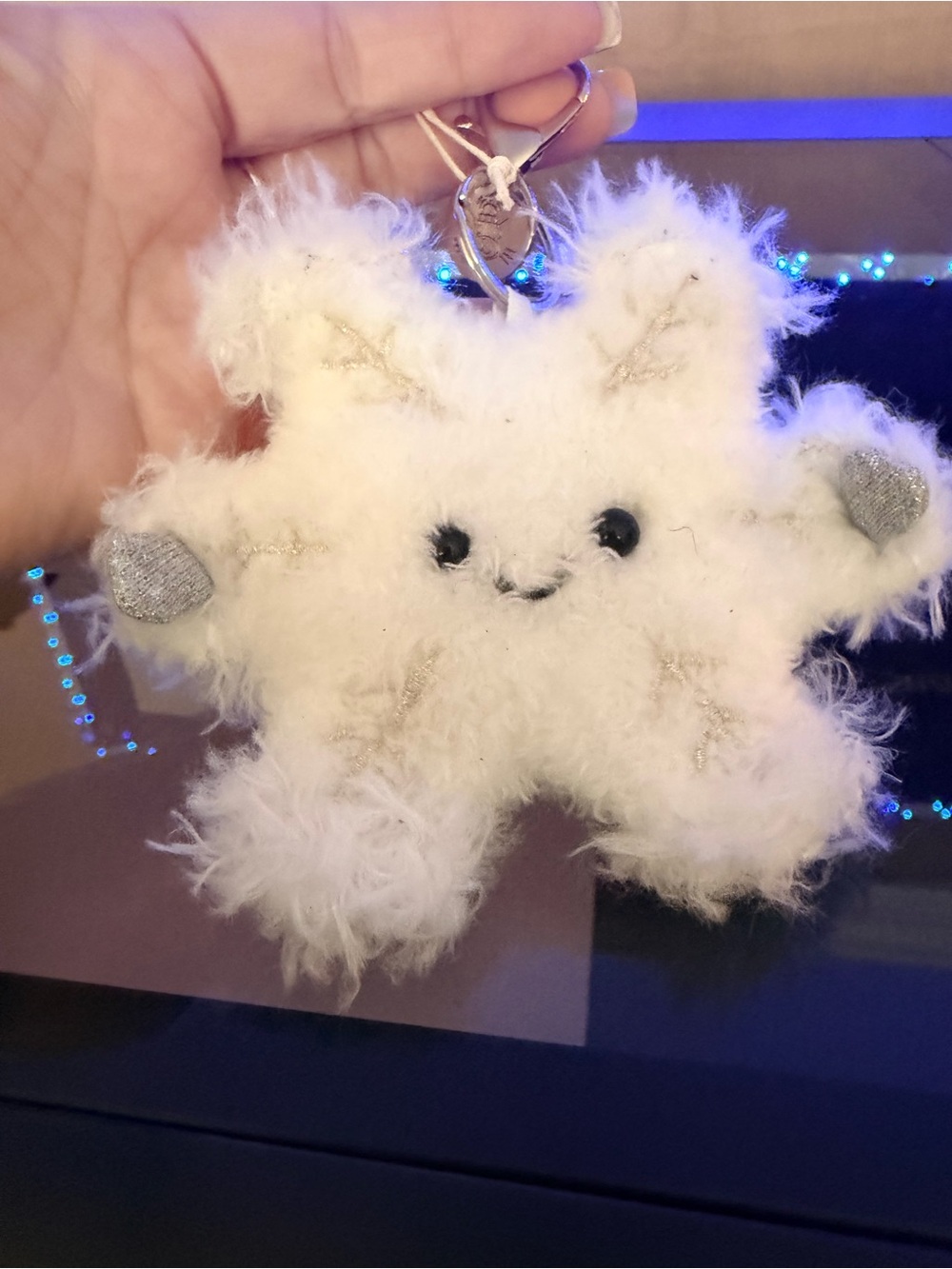 Jellycat NWT Snowflake Bag Charm
